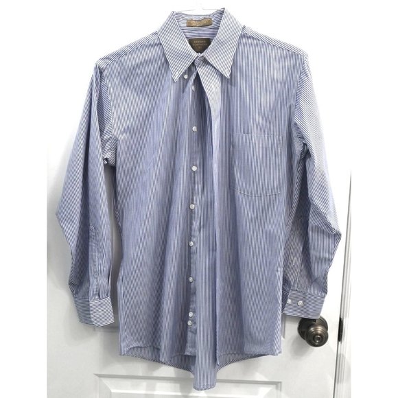 Haggar Men's Performance Slim Fit Dress Shirt - Long Sleeve, Non-Iron, Stretch, Moisture Control